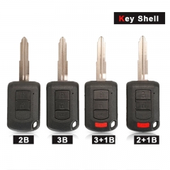 Remote Head Key Shell Housing Key Case Fob 2B/3B/4 Buttons For Mitsubishi Eclipse Outlander Mirage lancer Right Blade