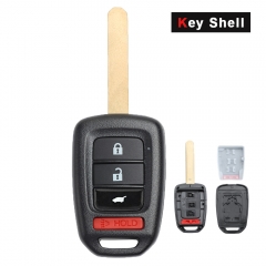 Remote Car Key Shell Case 3+1 Button for 2013-2016 SUV Honda Accord Civic MLBHLIK6-1T