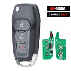 Replacement Flip Remote Key Fob 315MHz for Ford F150 F250 F350 2015-2019 FCC: N5F-A08TAA