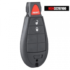 OEM Smart Remote Key 2+1 Button 433MHz PCF7941 for Dodge Dart 2012-2016 FCCID: M3N32297100 With Logo