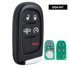 Smart Remote Key 5B 433MHz PCF7945A for RAM 1500 2500 3500 2013-2019 - FCC:GQ4-54T