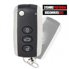 KR55WK45032 315MHz / 433MHz PCF7945A ID46 Chip  Remote Key Fob for Bentley Continental GT Flying Spur 2006-2016