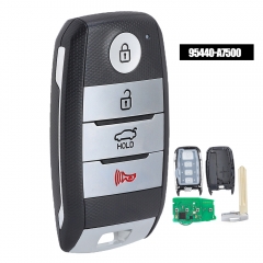PN: 95440-A7500 Smart Remote Key 4 Button 433MHz 8A Chip for 2014 2015 2016 Kia Forte FCCID: CQOFN00040