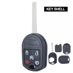 Remote Key Shell Fob 5 Button Replacement for Ford C-Max Escape Focus Fiesta Transit OUC6000022 HU101