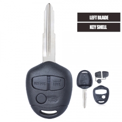Top Remote Key Shell 3 Button for Mitsubishi Lancer EX Left Blade