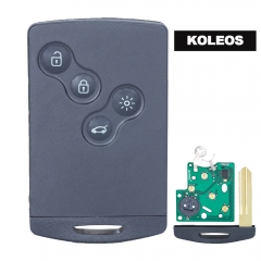 Smart Key 4 Button 433MHz With PKE PCF7952 Chip Semi-intelligent for Renault Koleos 2009-2016