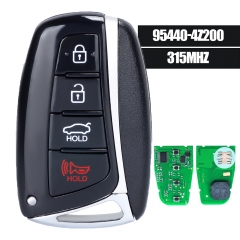 95440-4Z200 Smart Remote Key 4 Button 315MHz Fob for Hyundai Santa Fe 2013 2014 2015 2016 2017 2018, FCCID: FCC ID: SY5DMFNA04