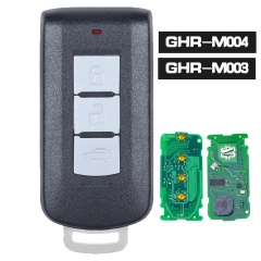 Keyless Go Smart Remote Key 3B 315MHz / 433MHz HITAG3 PCF7938 ID47 Chip for Mitsubishi Lancer Outlander Attrage GHR-M004 B637B330