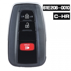 Board ID: 61E206-0010 for Toyota C-HR 2018 2019 2020 2021 Smart Remote Car Key 314.3MHz FCCID: MOZBR1ET