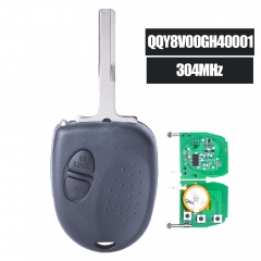 Remote Key Fob 2B 304Mhz for 2004 -2006 Pontiac GTO FCC ID:QQY8V00GH40001