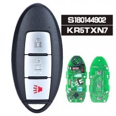 Continental: S180144902 Smart Remtoe Key 3 Button FSK 433MHz 4A Chip for Nissan Pathfinder Murano Titan 2019-2020 FCC ID: KR5TXN7
