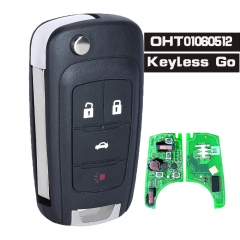 Keyless-GO Remote Key Fob 315MHZ /433MHz ID46 Chip with Remote Start for Chevrolet Cruze Equinox Sonic FCC: OHT01060512