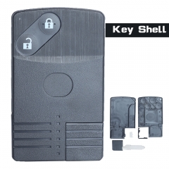 Smart Card Remote Key Shell 2 Button for Mazda 5 6 CX-7 CX-9 RX8 Miata MX5