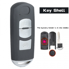 Smart Remote Key Fob Shell Case for Mazda 3 6 2014-2018 3 Button FCC: SKE13D-01