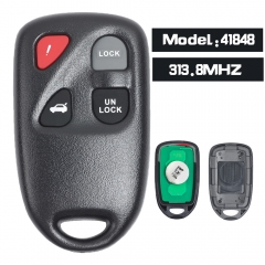 Remote Key Fob 4 Button for Mazda RX-8 2004-2008 That Use FCC: KPU41805 and Model : 41848