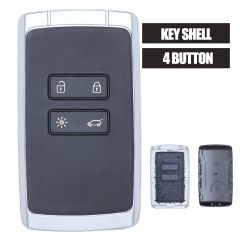 Replacement Remote Key Shell Case Fob for Renault Espace 5, Megane 4, Talisman