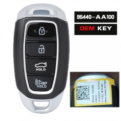 P/N: 95440-AA100 OEM Keyless Go Smart Remote Control Car Key  Fob With 4 Buttons 433MHz 6A for Hyundai Elantra 2021 2022 2023