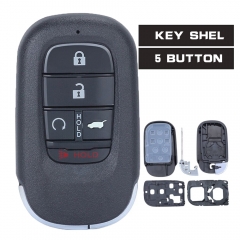 5 Button Smart Remote Key Shell Case for Honda Civic CR-V HR-V Pilot 2023 FCCID: KR5TP-4