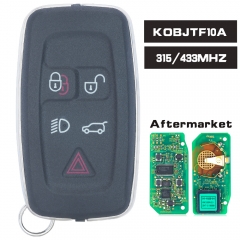 OEM / Aftermarket  FCC ID:KOBJTF10A Smart Remote Key 5 Button 315MHz/ 434Mhz for Land Rover LR4 Range Rover Evoque/ Sport 2012-2015