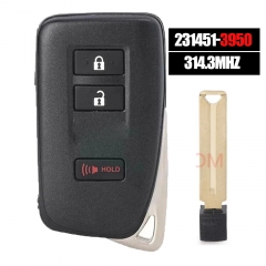 Board ID: 231451-3950,  FCCID: HYQ14FLB Smart Remote Key 4 Buttons 314.3MHz Fob for Lexus NX200t NX300h NX300 2020 2021