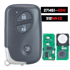 Board ID: 271451-0310 Smart 3 Button Remote Car Key Fob 312MHz for Lexus IS / ES / GS