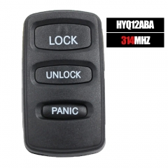 HYQ12ABA Remote Control Fob 3 Button 314MHz for 1998 1999 2000 2001 MITSUBISHI GALANT , 2000-2001 ECLIPSE