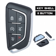 Smart Remote Key Shell Case 6 Button for Cadillac Escalade 2021 2022 , FCCID: YG0G20TB1 , PN: 13546300, 13541571, 13538864