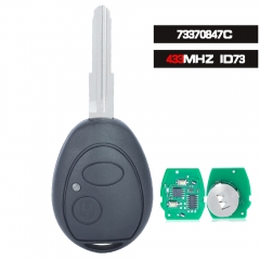 Aftermarket Remote Key Fob 433Mhz ID73 for Land Rover Discovery 1999-2004 73370847C