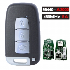 95440-A3000 OEM Board Smart Remote Key 433MHz 8A Chip Fob 3 Button for KIA Ray 2010