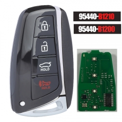 95440-B1210 / 95440-B1200 Smart Remote Key 4 Button 433MHz ID47 Chip Fob for Hyundai Genesis 2015 2016 2017