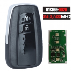 Board ID: 61E366-0020 for Toyota Smart Remote Car Key 314.3MHz / 433MHz 8A Work for K518 K518ISE KH100+