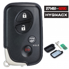 Board ID: 271451-5290 G N E FCCID: HYQ14ACX Smart Remote Key Fob 4 Button 312/314MHz/ 315MHz/433MHz for Lexus RX350 RX450H