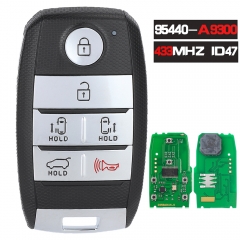 P/N: 95440-A9300 Smart Remote Car Key 433.92MHz HITAG3 47 Chip Fob for KIA Sedona 2015 - 2020