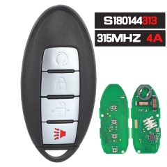 S180144313 Remote Car Key Fob 433.92MHz for Nissan Murano Pathfinder Titan 2017 FCCID: KR5S180144014