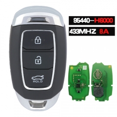 95440-H6000 Smart Remote Key Keyless Go Remote Control Fob 433MHz 8A Chip for Hyundai Accent 2018-2019