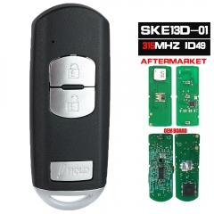 （Original/Aftermarket Remote Control Board）Smart Remote Key Fob FSK 315MHz ID49 for Mazda CX-3 CX-5 Speed 3 WAZSKE13D02 / SKE13D01