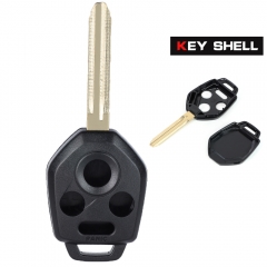Remote Key Shell Case Fob 4 Button for Subaru 2012-2017 Keyway B110
