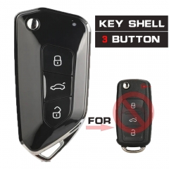 3 Button Modified Car Remote Flip Folding Key Shell Case for VW Golf Tiguan Polo Passat B5 Jetta Volkswagen Skoda Seat 5K0 837 202AD