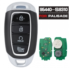 P/N: 95440-S8310 OEM/ Aftermarket Smart Keyless Remote Key Fob 433MHz 4 Button for Hyundai Palisade 2019 2020 2021 for FCCID: TQ8-FOB-4F19