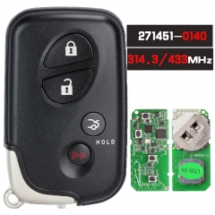 Board ID : 271451-0140 Replacement Prox Smart Key Remote 314.3MHz for Lexus 2005 2006 2007 2008 2009 HYQ14AAB