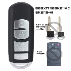 Modified Smart Remote Key 4 Button 315MHz/434MHz for Mazda CX9 2007 2008 2009 FCCID: BGBX1T458SKE11A01 SKE11B-01