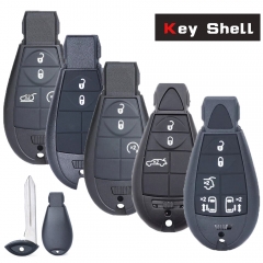 2/3/4/5 Button Remote Key Shell Case for Chrysler Jeep Grand Cherokee Dodge Durango Magnum Ram 300C 2009 2010 2011 2012 2013