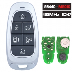 95440-N9042, TQ8-FOB-4F44 Smart Remtoe Key Remote Control 433MHz ID47 Chip 6 Button for Hyundai Tucson 2022