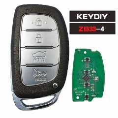 KEYDIY KD ZB33-4 Universal Smart Remotes Key ZB Series for KD-X2 KD-MAX URG200 Mini KD Programmer