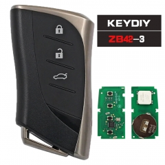 KEYDIY KD ZB42-3 Universal Smart Remotes Key ZB Series for Lexury Style for KD-X2 KD-MAX URG200 Mini KD Programmer