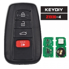 KEYDIY KD ZB36-4 Universal Smart Remotes Key ZB Series for Toyota Style for KD-X2 KD-MAX URG200 Mini KD Programmer