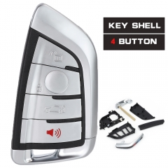 Smart Remote Car Key Shell Case 4 Button for BMW X5 X6 F15 X6 F16 G30 7 Series G11 X1 F48 F39