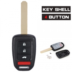 Remote Car Key Shell Case 3+1 Button for 2013-2016 Honda Accord Civic MLBHLIK6-1T