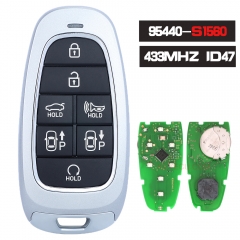 95440-S1560 FCCID: TQ8-F08-4F27 Smart Remtoe Key 433MHz 7 Button for Hyundai Santa Fe 2021-2022