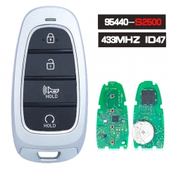 95440-S2500 433MHz HITAG 3 / 47 Chip Smart Remote Key 4 Button for Hyundai Santa Fe 2021 2022 TQ8-FOB-4F26